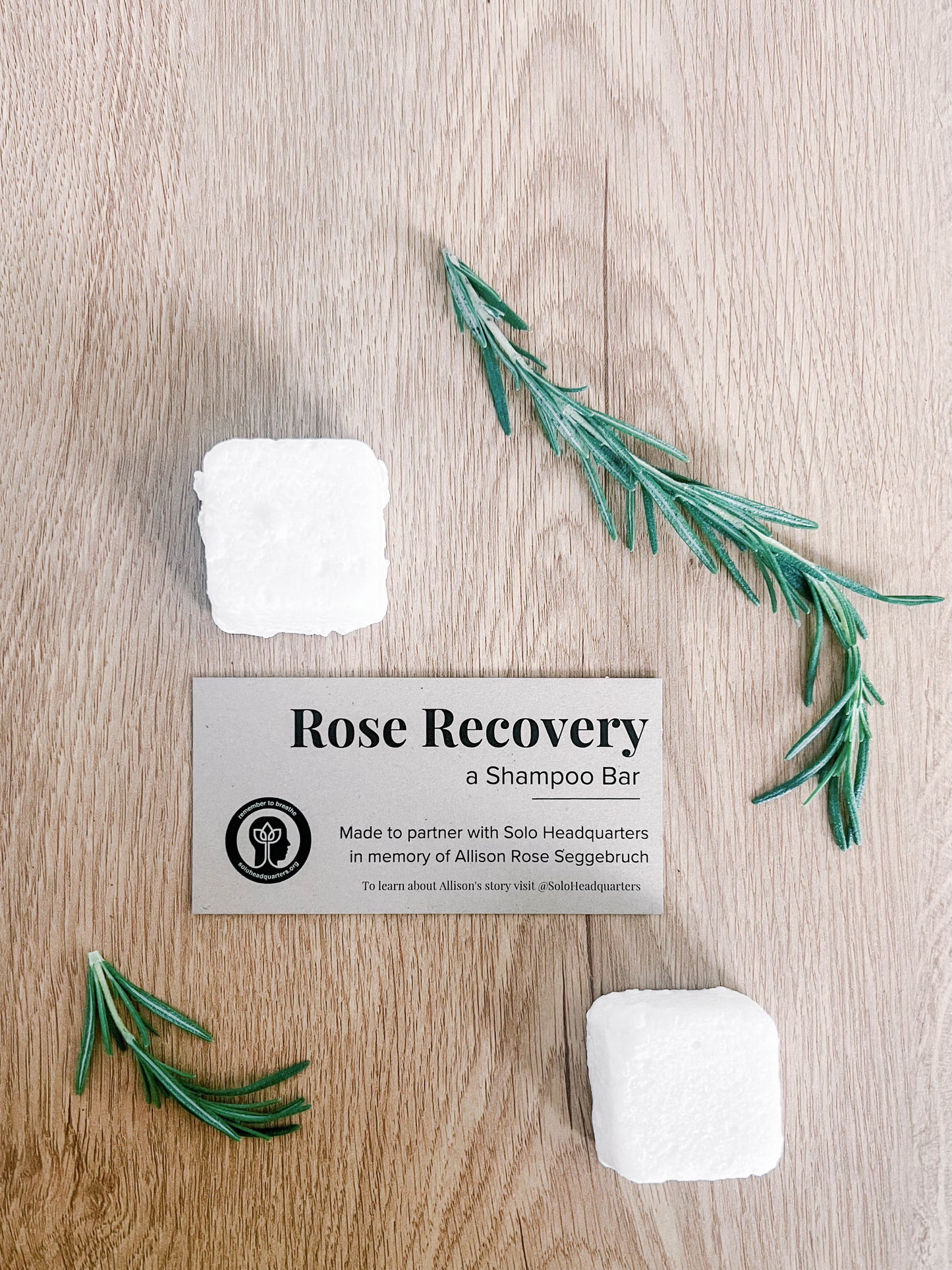 Travel Bundle: (4) Travel size Rose Recovery Shampoo Bar